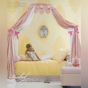 Serena & Lily ‘Isabel’ Embroidered Twin Duvet Cover | Yellow & White